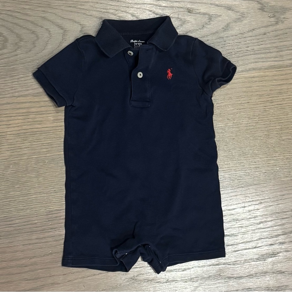 Ralph Lauren Navy Blue Kids One Piece